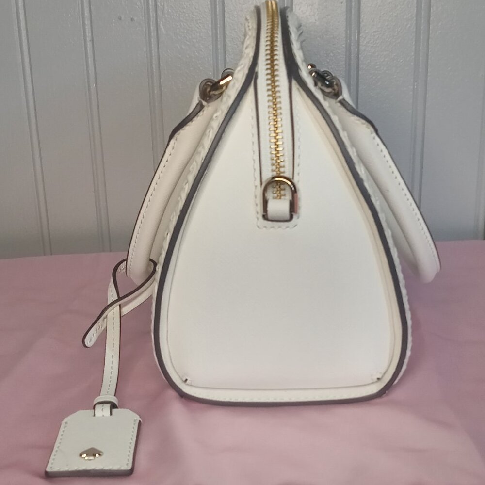 Kate Spade Reiley Straw Medium Dome Satchel - Picture 4 of 8